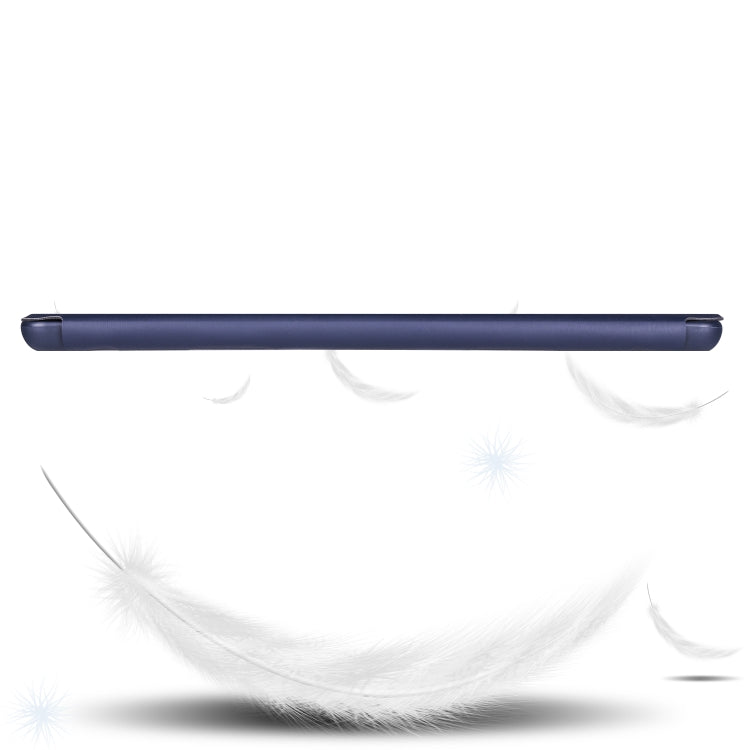 For iPad 10.2 Horizontal Flip Tablet PC PU Leather Case with Three-folding Holder & Pen Slot