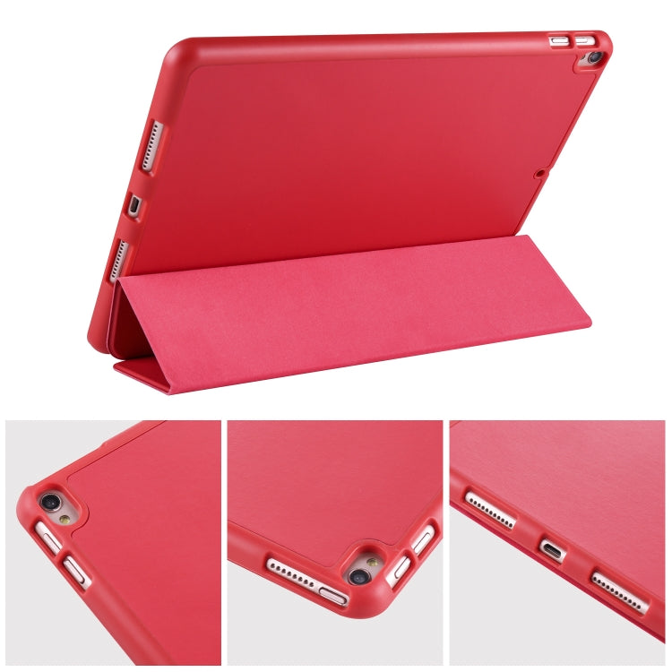 For iPad Pro 10.5 / Air3 10.5 inch Horizontal Flip Tablet PC PU Leather Case with Three-folding Holder & Pen Slot