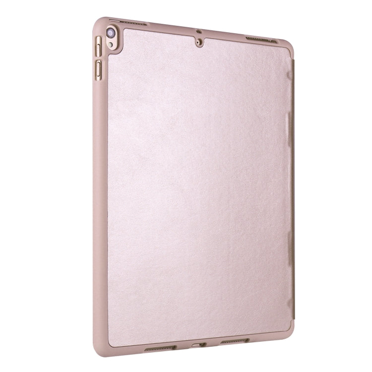For iPad Pro 10.5 / Air3 10.5 inch Horizontal Flip Tablet PC PU Leather Case with Three-folding Holder & Pen Slot
