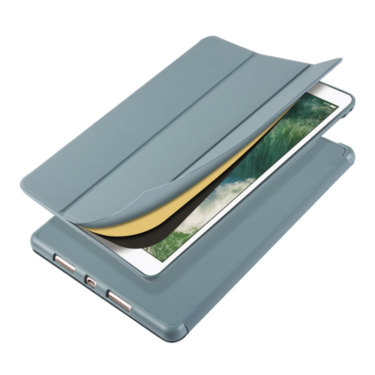 For iPad Pro 10.5 / Air3 10.5 inch Horizontal Flip Tablet PC PU Leather Case with Three-folding Holder & Pen Slot