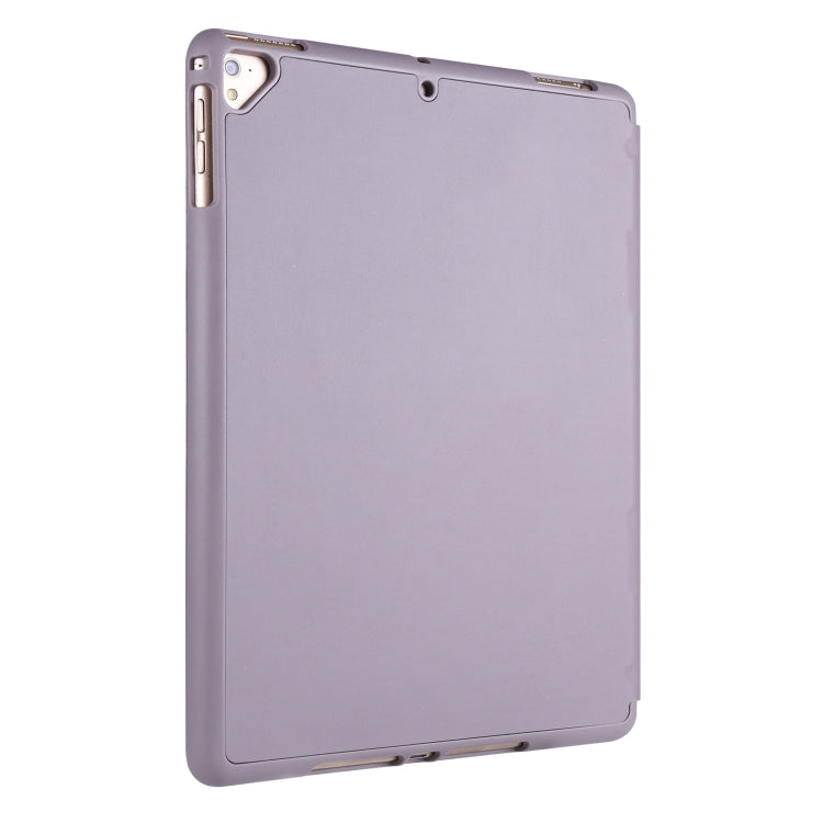 For iPad 9 / 8 / 7 / 6 / 5 Horizontal Flip Tablet PC PU Leather Case with Three-folding Holder & Pen Slot
