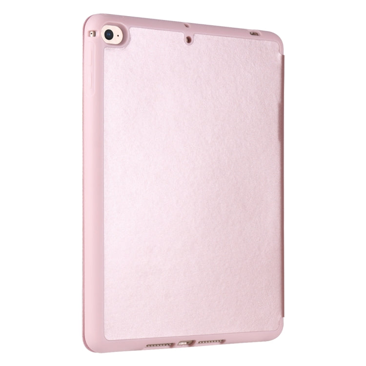For iPad Mini 5 / 4 Horizontal Flip Tablet PC PU Leather Case with Three-folding Holder & Pen Slot