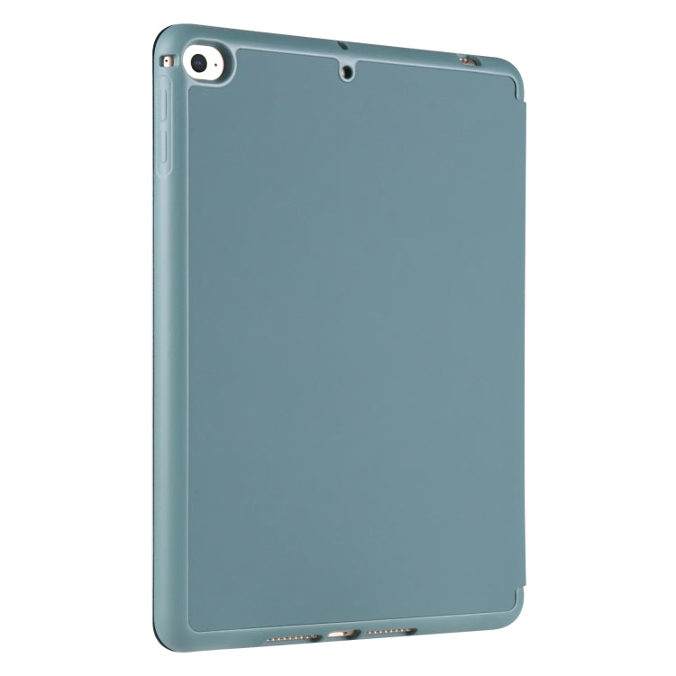 For iPad Mini 5 / 4 Horizontal Flip Tablet PC PU Leather Case with Three-folding Holder & Pen Slot