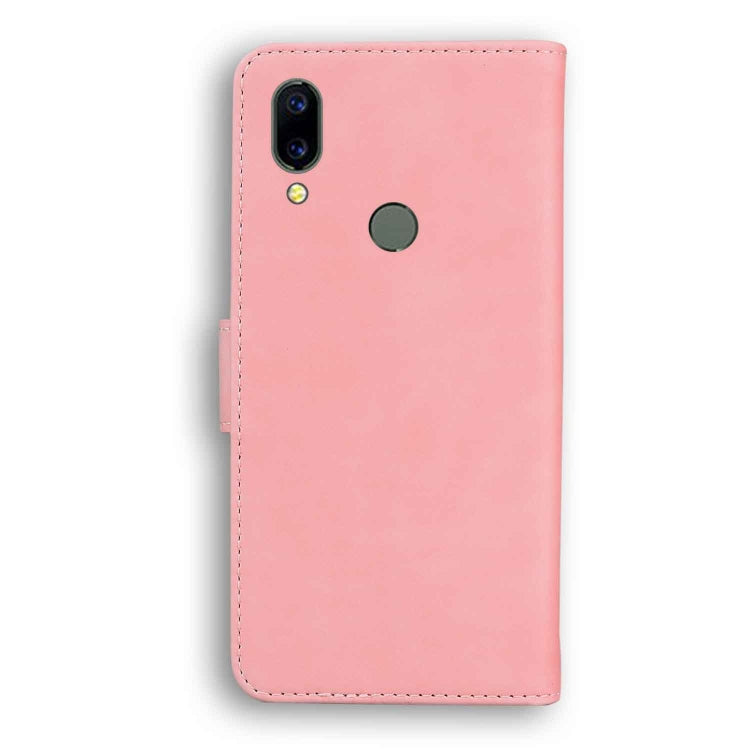 For UMIDIGI A3s Skin Feel Pure Color Flip Leather Phone Case