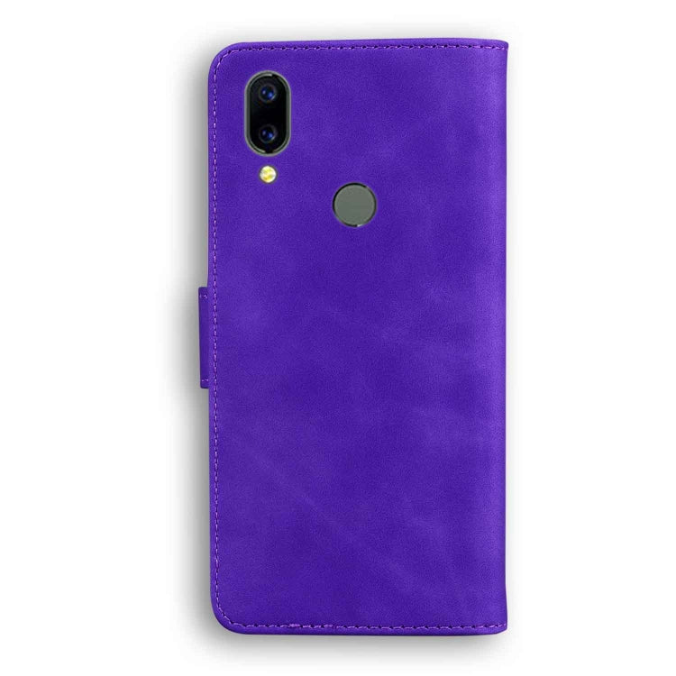 For UMIDIGI A3s Skin Feel Pure Color Flip Leather Phone Case