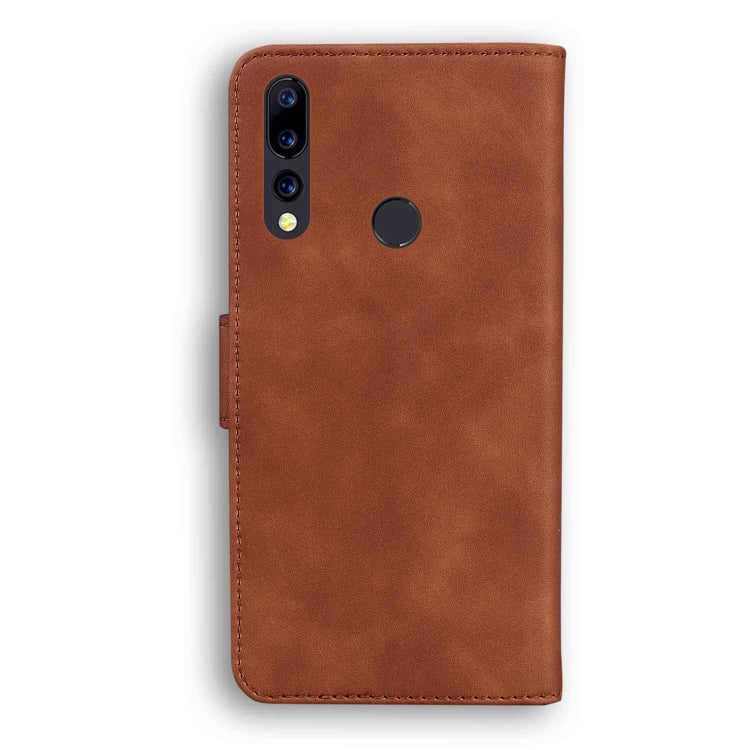 For UMIDIGI A5 Pro Skin Feel Pure Color Flip Leather Phone Case