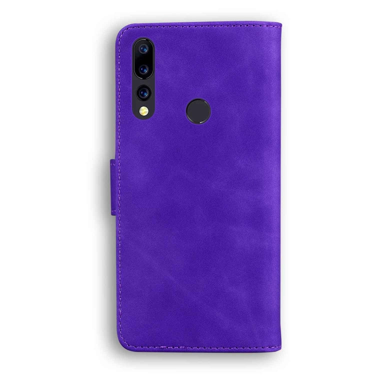 For UMIDIGI A5 Pro Skin Feel Pure Color Flip Leather Phone Case