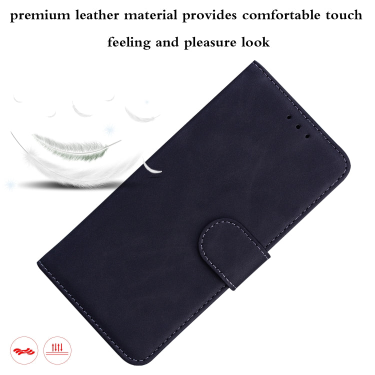 For UMIDIGI A5 Pro Skin Feel Pure Color Flip Leather Phone Case
