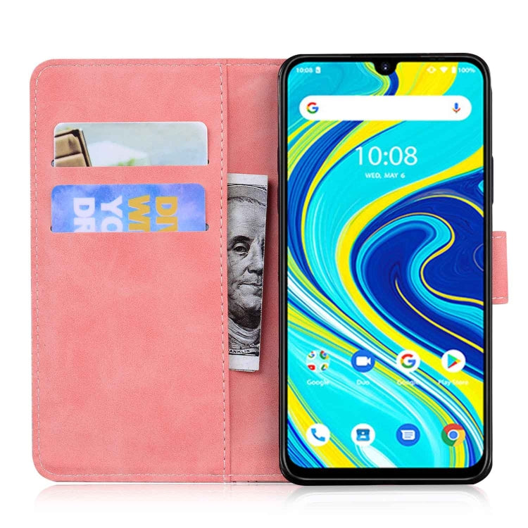 For UMIDIGI A7 Pro Skin Feel Pure Color Flip Leather Phone Case