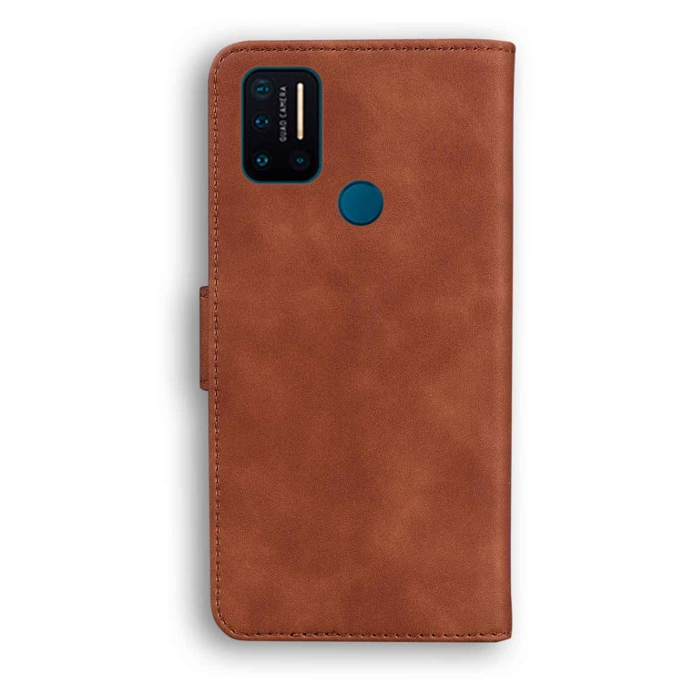 For UMIDIGI A7 Pro Skin Feel Pure Color Flip Leather Phone Case