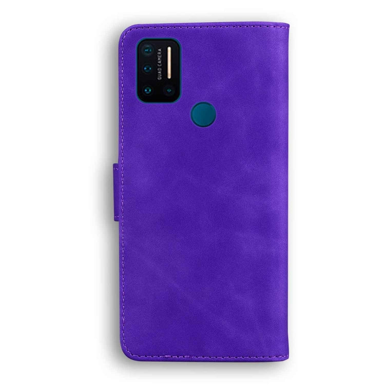 For UMIDIGI A7 Pro Skin Feel Pure Color Flip Leather Phone Case