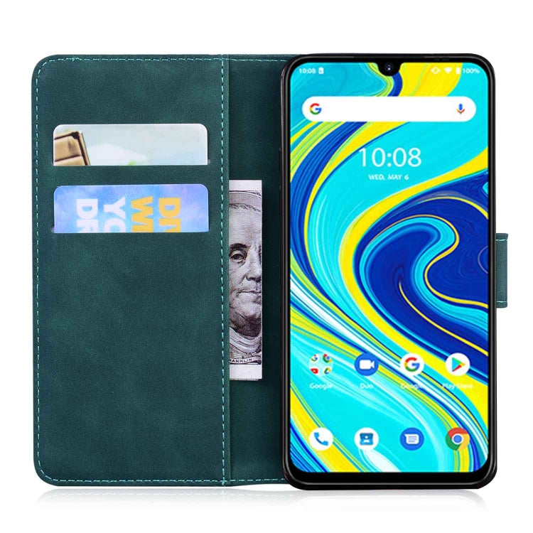 For UMIDIGI A7 Pro Skin Feel Pure Color Flip Leather Phone Case