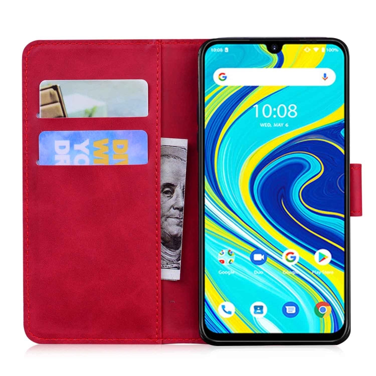 For UMIDIGI A7 Pro Skin Feel Pure Color Flip Leather Phone Case