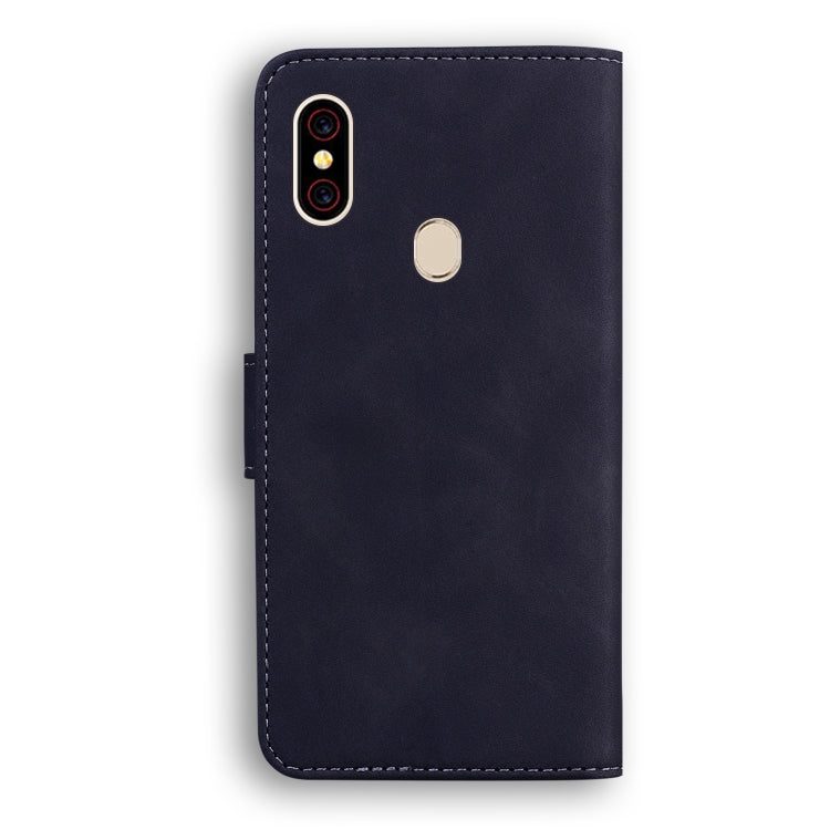 For UMIDIGI F1 Skin Feel Pure Color Flip Leather Phone Case