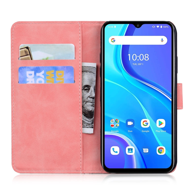 For UMIDIGI A7S Skin Feel Pure Color Flip Leather Phone Case