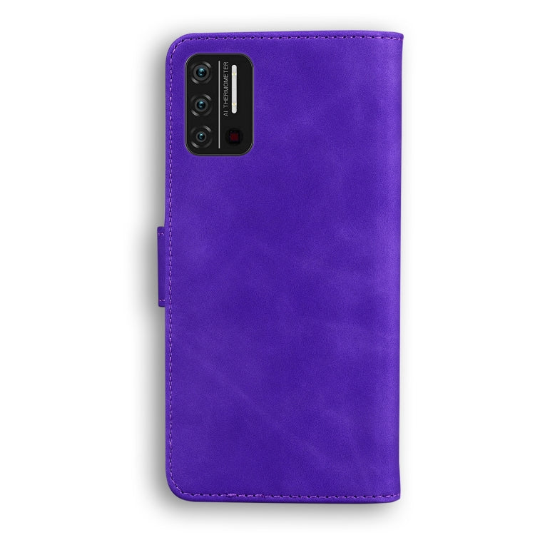 For UMIDIGI A7S Skin Feel Pure Color Flip Leather Phone Case