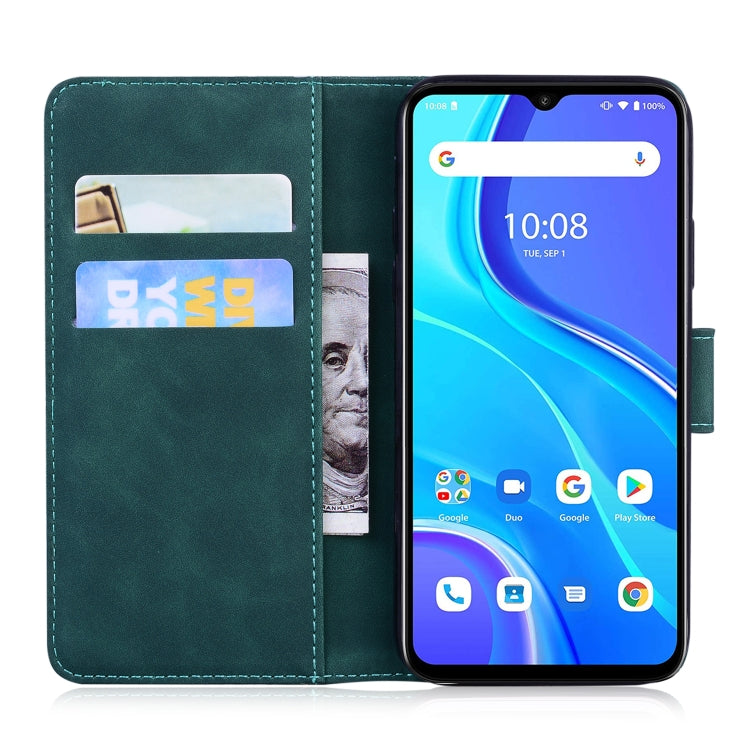 For UMIDIGI A7S Skin Feel Pure Color Flip Leather Phone Case
