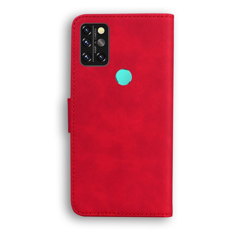 For UMIDIGI A9 Pro Skin Feel Pure Color Flip Leather Phone Case