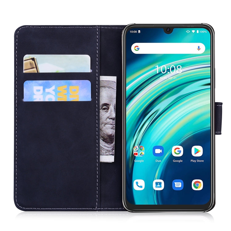 For UMIDIGI A9 Pro Skin Feel Pure Color Flip Leather Phone Case