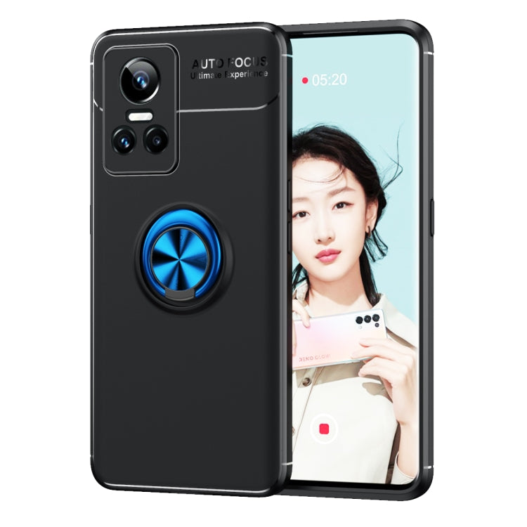 For OPPO Realme GT Neo3 Metal Ring Holder 360 Degree Rotating TPU Phone Case