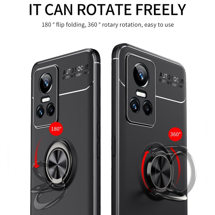 For OPPO Realme GT Neo3 Metal Ring Holder 360 Degree Rotating TPU Phone Case