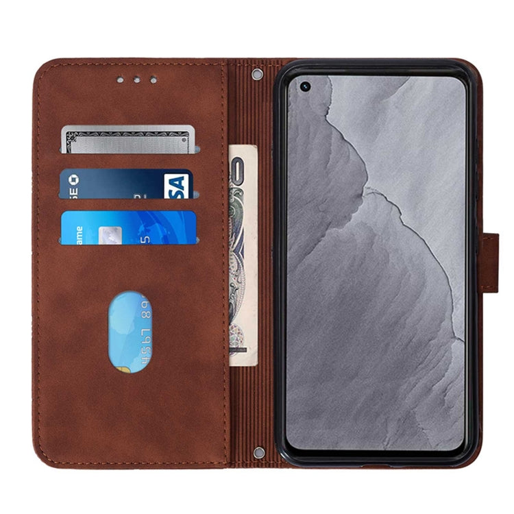 For Samsung Galaxy A23 5G Crossbody 3D Embossed Flip Leather Phone Case