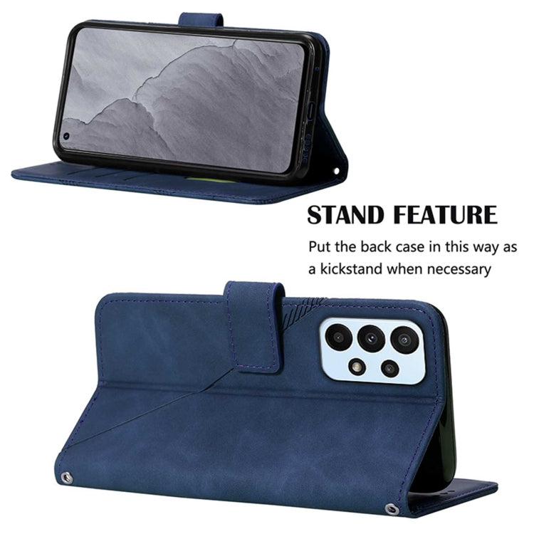 For Samsung Galaxy A23 5G Crossbody 3D Embossed Flip Leather Phone Case