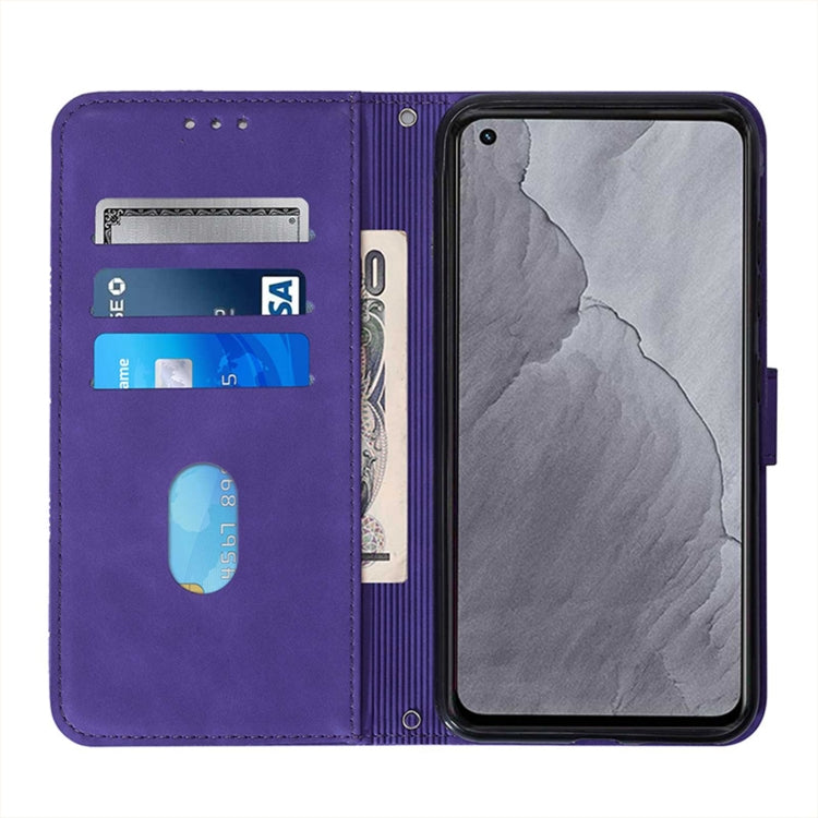 For Samsung Galaxy A23 5G Crossbody 3D Embossed Flip Leather Phone Case
