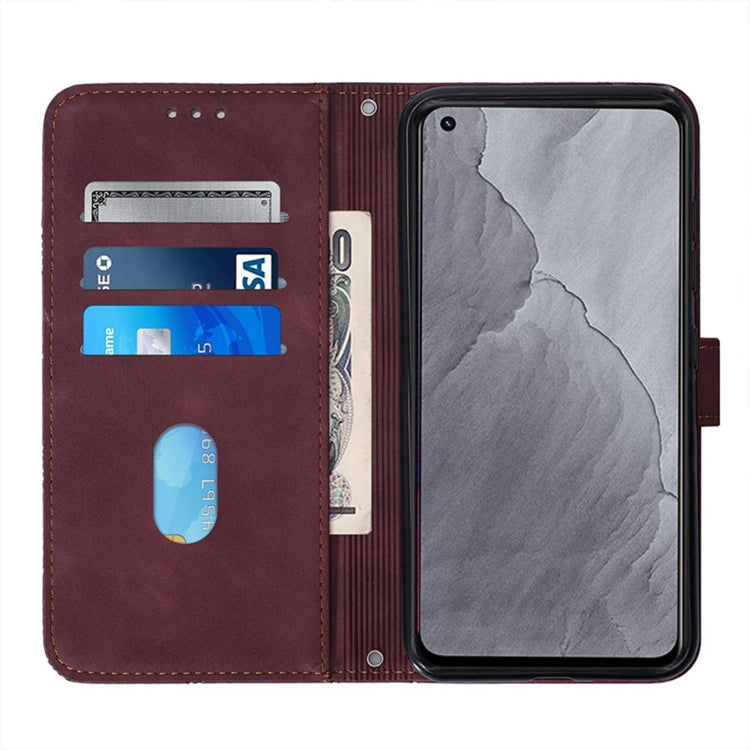 For Samsung Galaxy A23 5G Crossbody 3D Embossed Flip Leather Phone Case