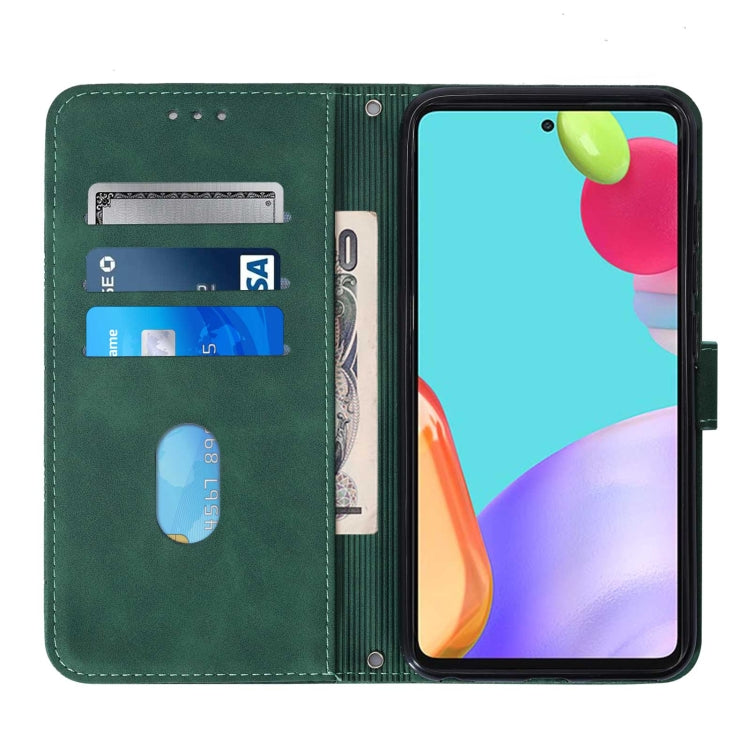 For Samsung Galaxy A52 4G / 5G Crossbody 3D Embossed Flip Leather Phone Case