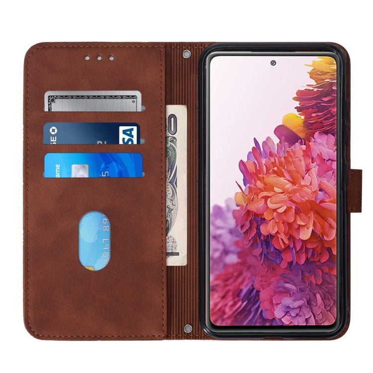 For Samsung Galaxy S20 Lite/S20 FE 4G & 5G Crossbody 3D Embossed Flip Leather Phone Case