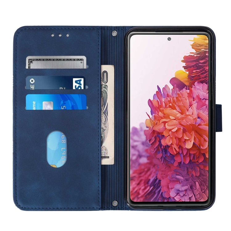 For Samsung Galaxy S20 Lite/S20 FE 4G & 5G Crossbody 3D Embossed Flip Leather Phone Case