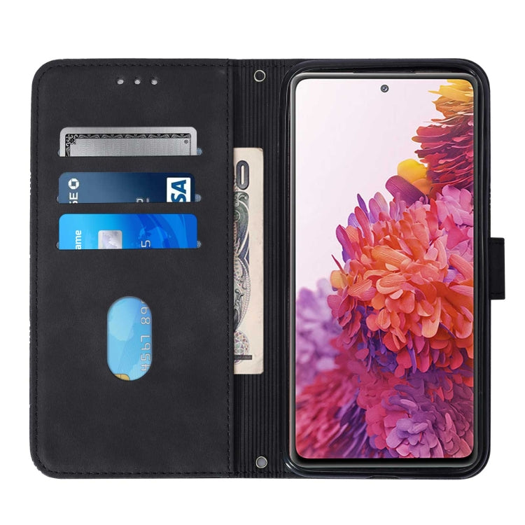 For Samsung Galaxy S20 Lite/S20 FE 4G & 5G Crossbody 3D Embossed Flip Leather Phone Case
