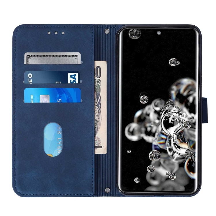 For Samsung Galaxy S20 Ultra Crossbody 3D Embossed Flip Leather Phone Case