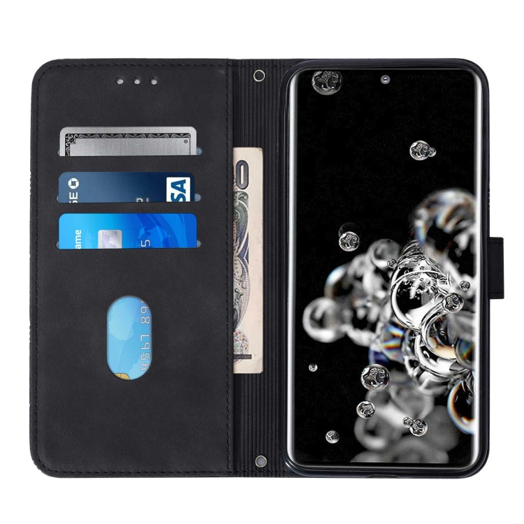 For Samsung Galaxy S20 Ultra Crossbody 3D Embossed Flip Leather Phone Case