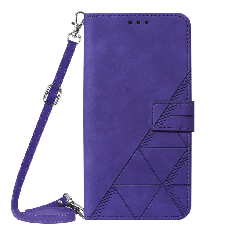 For Samsung Galaxy S20 Crossbody 3D Embossed Flip Leather Phone Case