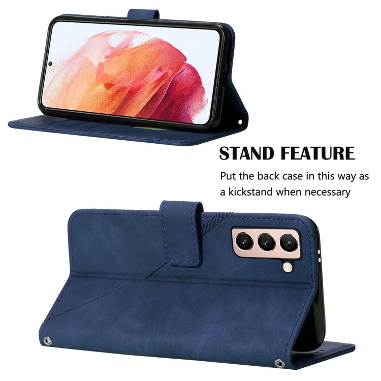 For Samsung Galaxy S21 5G Crossbody 3D Embossed Flip Leather Phone Case