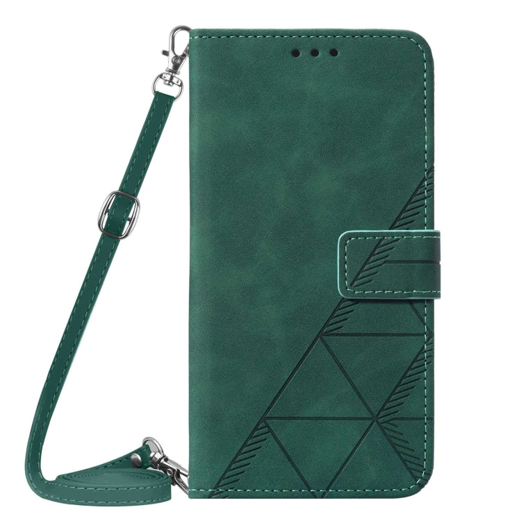 For Samsung Galaxy S21 5G Crossbody 3D Embossed Flip Leather Phone Case
