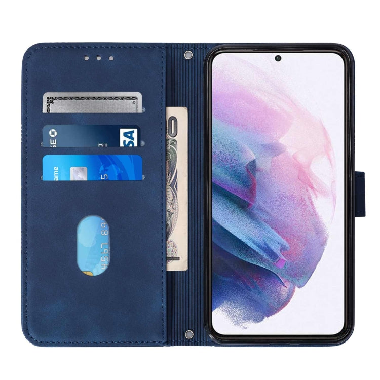For Samsung Galaxy S21+ 5G Crossbody 3D Embossed Flip Leather Phone Case