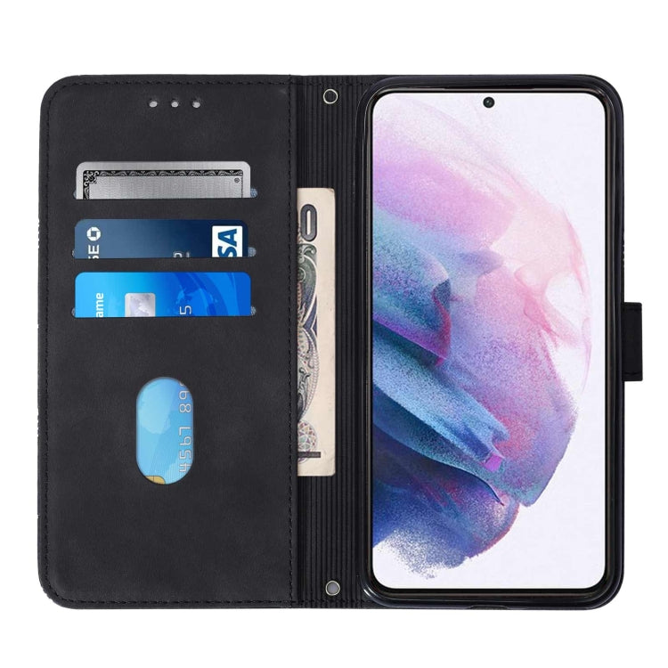 For Samsung Galaxy S21+ 5G Crossbody 3D Embossed Flip Leather Phone Case