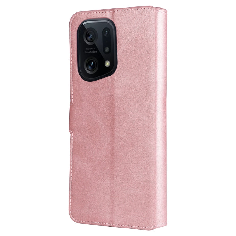 For OPPO Find X5 Classic Calf Texture PU + TPU Horizontal Flip Leather Case