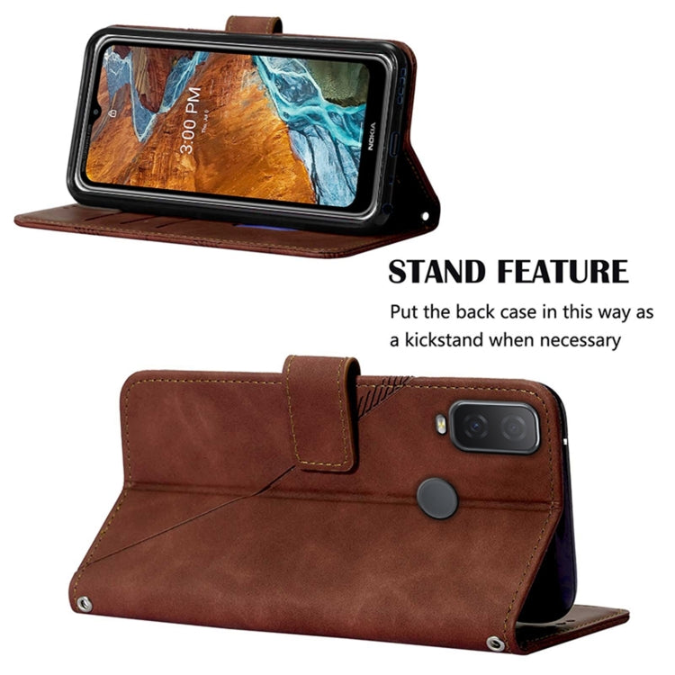 For Alcatel 1L 2021 Crossbody 3D Embossed Flip Leather Phone Case