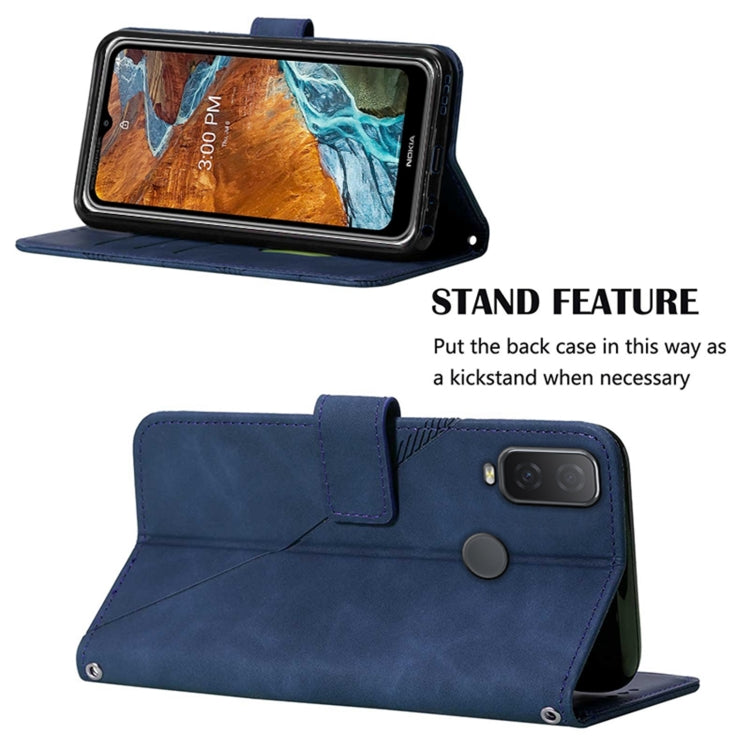 For Alcatel 1L 2021 Crossbody 3D Embossed Flip Leather Phone Case