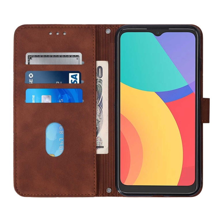 For Alcatel 1S / 3L 2021 Crossbody 3D Embossed Flip Leather Phone Case