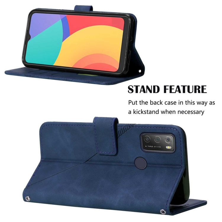 For Alcatel 1S / 3L 2021 Crossbody 3D Embossed Flip Leather Phone Case