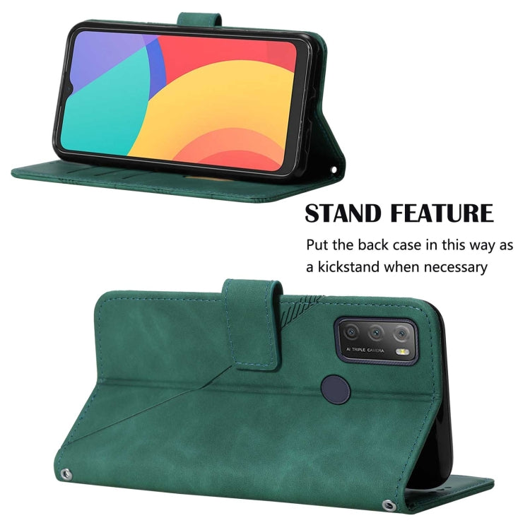 For Alcatel 1S / 3L 2021 Crossbody 3D Embossed Flip Leather Phone Case