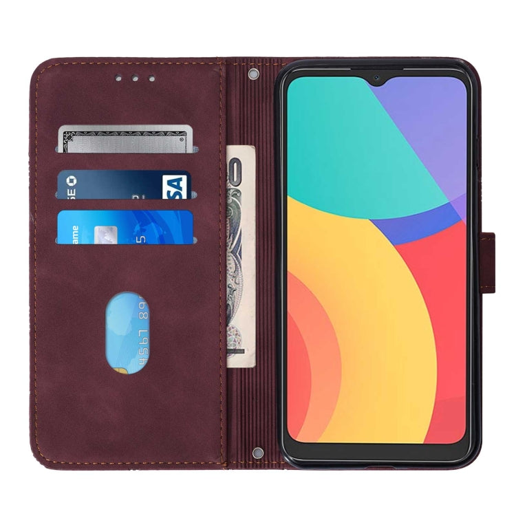 For Alcatel 1S / 3L 2021 Crossbody 3D Embossed Flip Leather Phone Case
