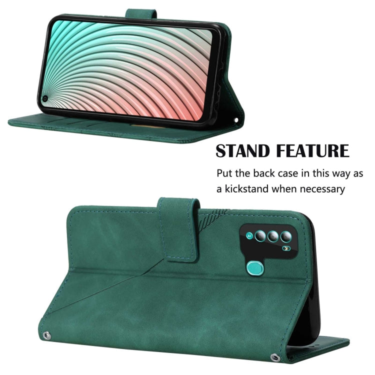 For Itel S16 Pro Crossbody 3D Embossed Flip Leather Phone Case
