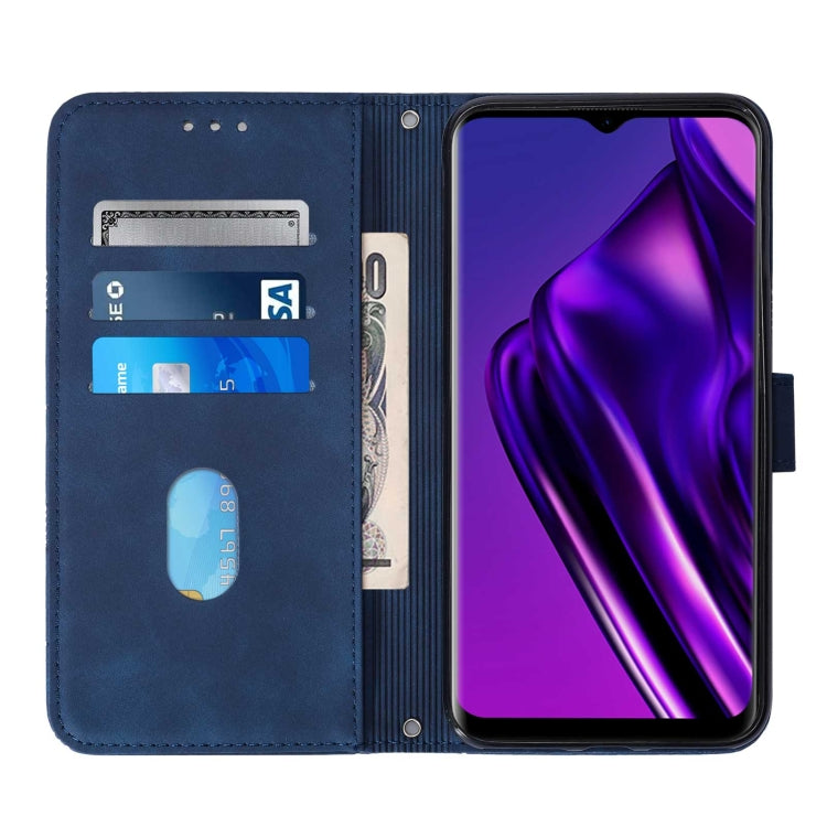 For Itel P36 Crossbody 3D Embossed Flip Leather Phone Case