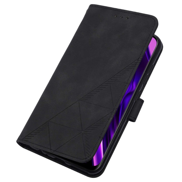 For Itel P36 Crossbody 3D Embossed Flip Leather Phone Case